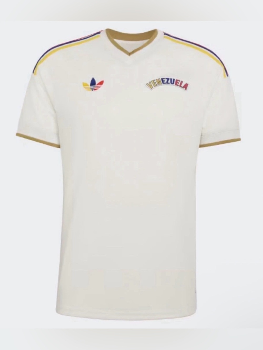 Adidas Authentic Venezuela National Team White 2026 Jersey JY5076 Men’s Sz: L - Picture 3 of 8